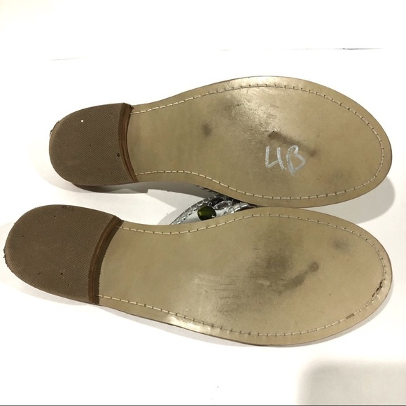 Jack Rogers Jeweled Gemstone Navajo Flat  Flip Flop Thong Sandals - Sz 10 HTF - Picture 10 of 11